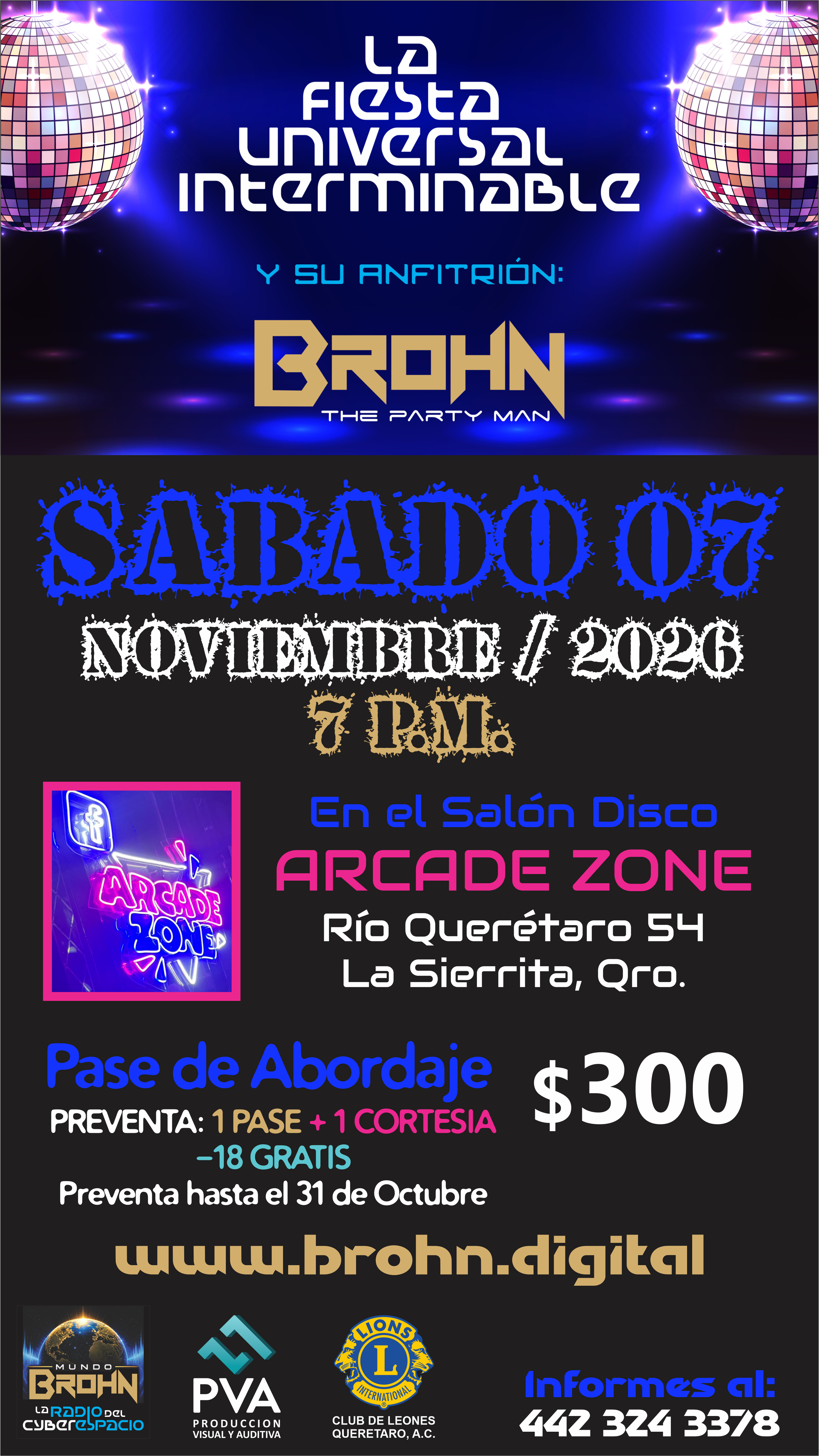 Cartel La Deuxième – Fiesta Universal Interminable